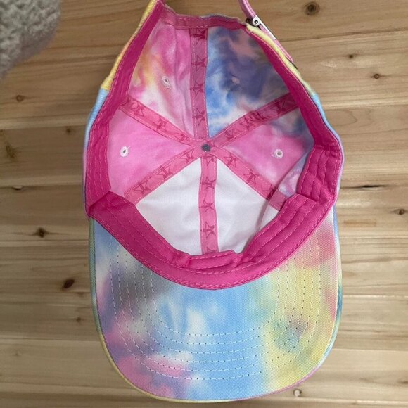 Pink And Blue Tie Dye Jeffery Star Hat - Picture 5 of 5